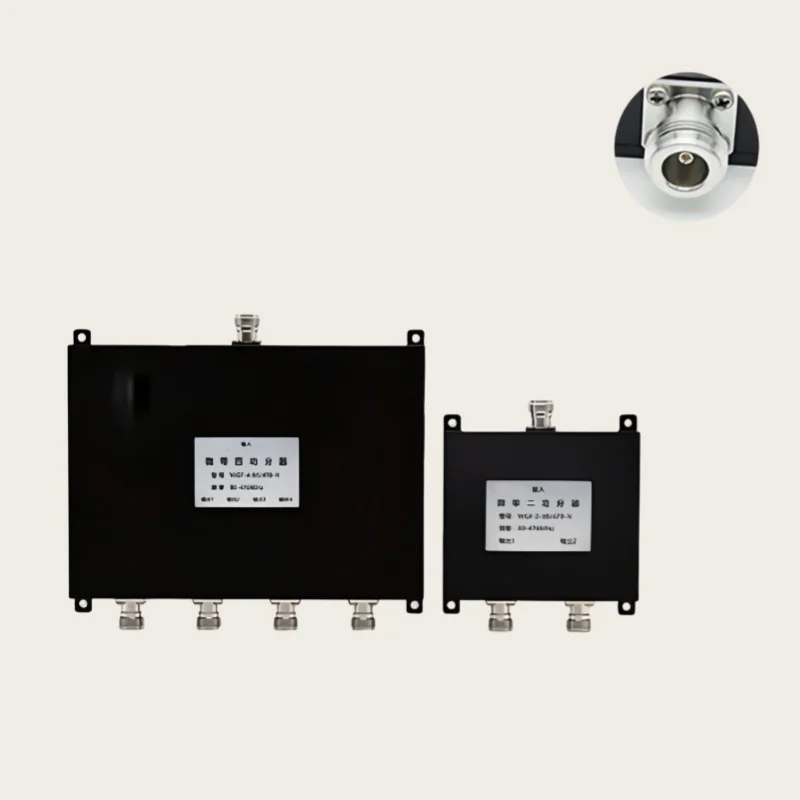 80-470-900MHz Microstrip Power Divider N Type FM+VHF+UHF Wireless Intercom Dedicated Network Customizable