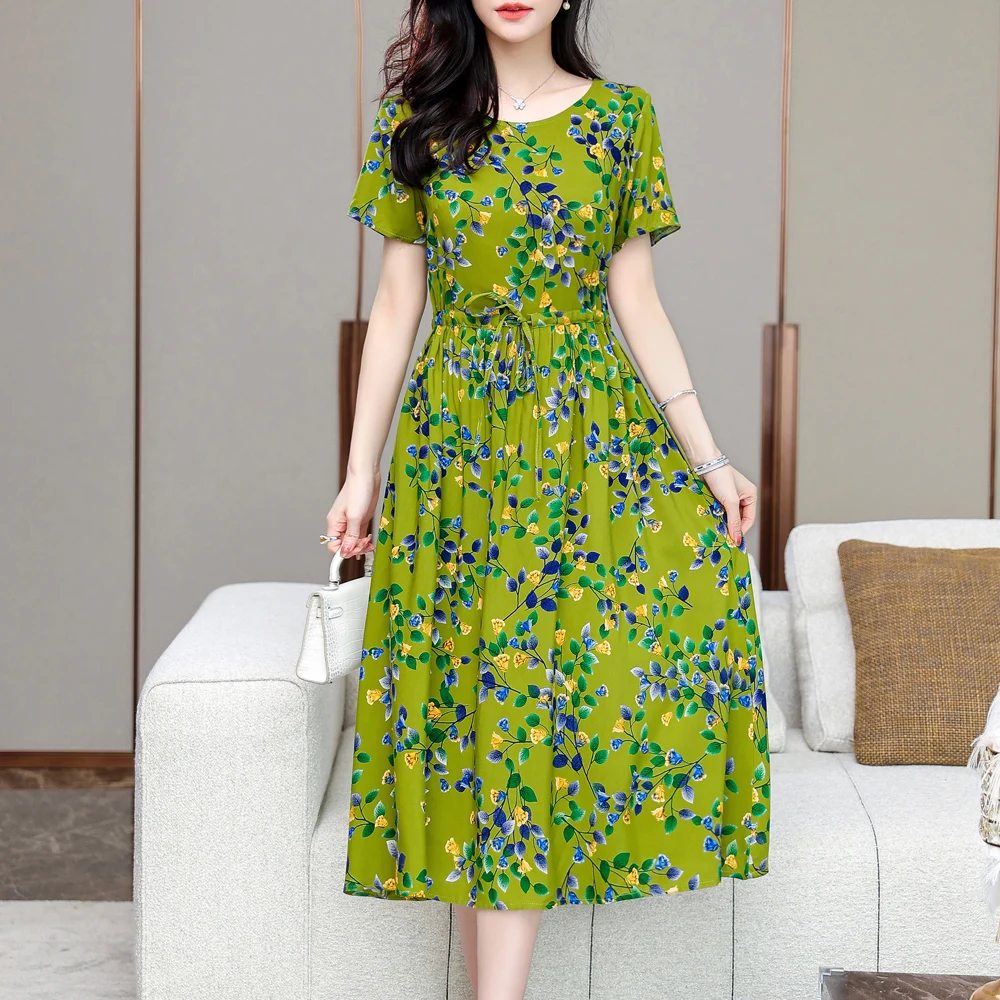 

Summer Clothes Women Short sleeve plus size Dress For Women print Dress women dresses vestidos de mujer casual verano