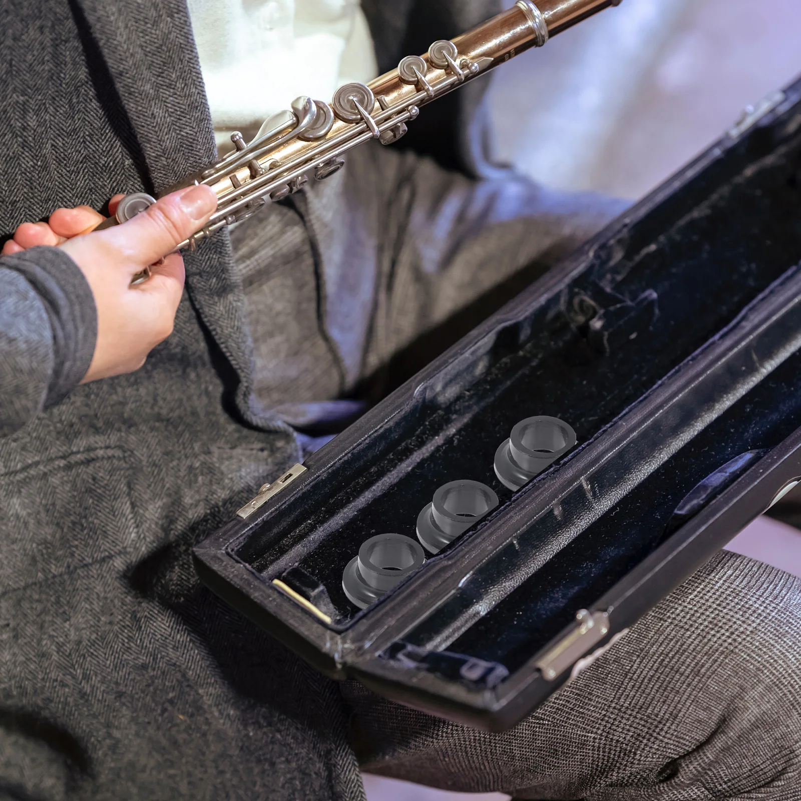 

10 Pcs Clarinet Accessories Durable Plastic B flat Voice Mouths Rust Proof Wear Resistant Practical Musicians Gifts Instrument