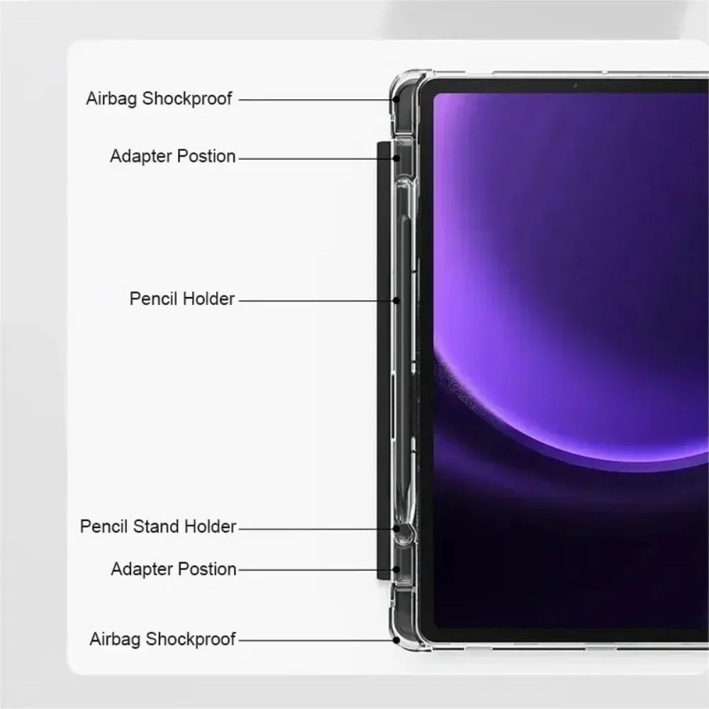 Für Samsung Tab S7 S8 S9 S9FE S10FE 10,9 S11 11 "S10 Plus 12,4 Fall Smart Cover Für Tab A11 plus A11 A9 8,7 Plus 11 A8 S6 Lite – Detail 4