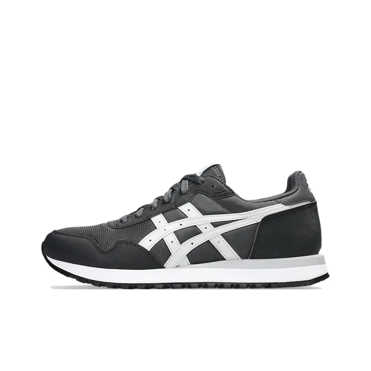 ASICS Tiger Runner II Abrasion Resistant Low top Casual Running Shoes Unisex Graphite Gray 1203A612-020