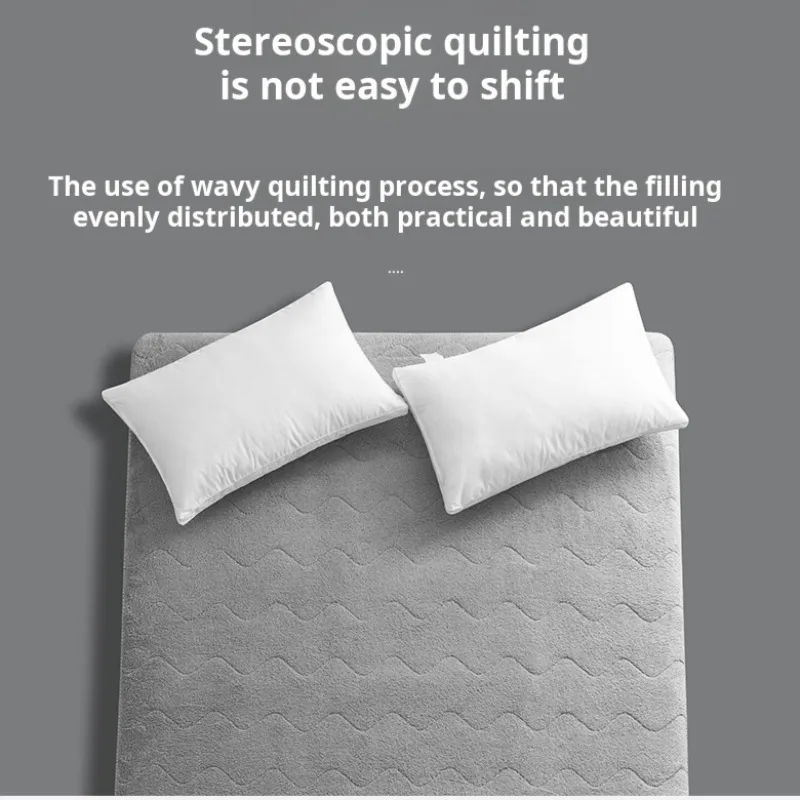 Wool Tatami Mattress Foldable Thick Warm Sleeping Pad Floor Mattress Topper for Winter Home Bedroom Dormitory Comfortable Use image 5
