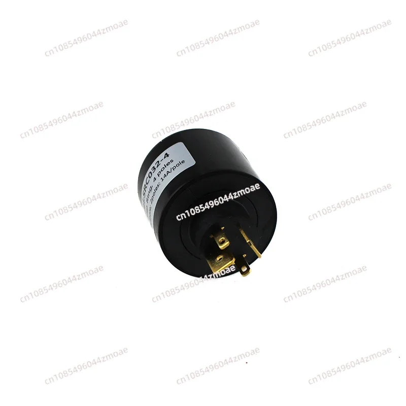 SRC032-4 32mm 4 Poles PIN Slip Ring Rotary Joint Electrical Rotating Connector