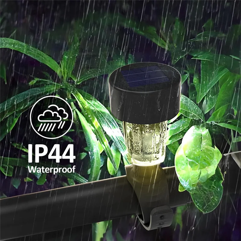 ABHU 6-пакет солнечных светильников для бассейна в рамке надземных бассейнов, аксессуары для украшения забора для открытого бассейна, водонепроницаемые