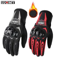 SUOMY-guantes impermeables para motocicleta para hombre y mujer, manoplas de motociclista para Motocross, pantalla táctil, para ciclismo, invierno