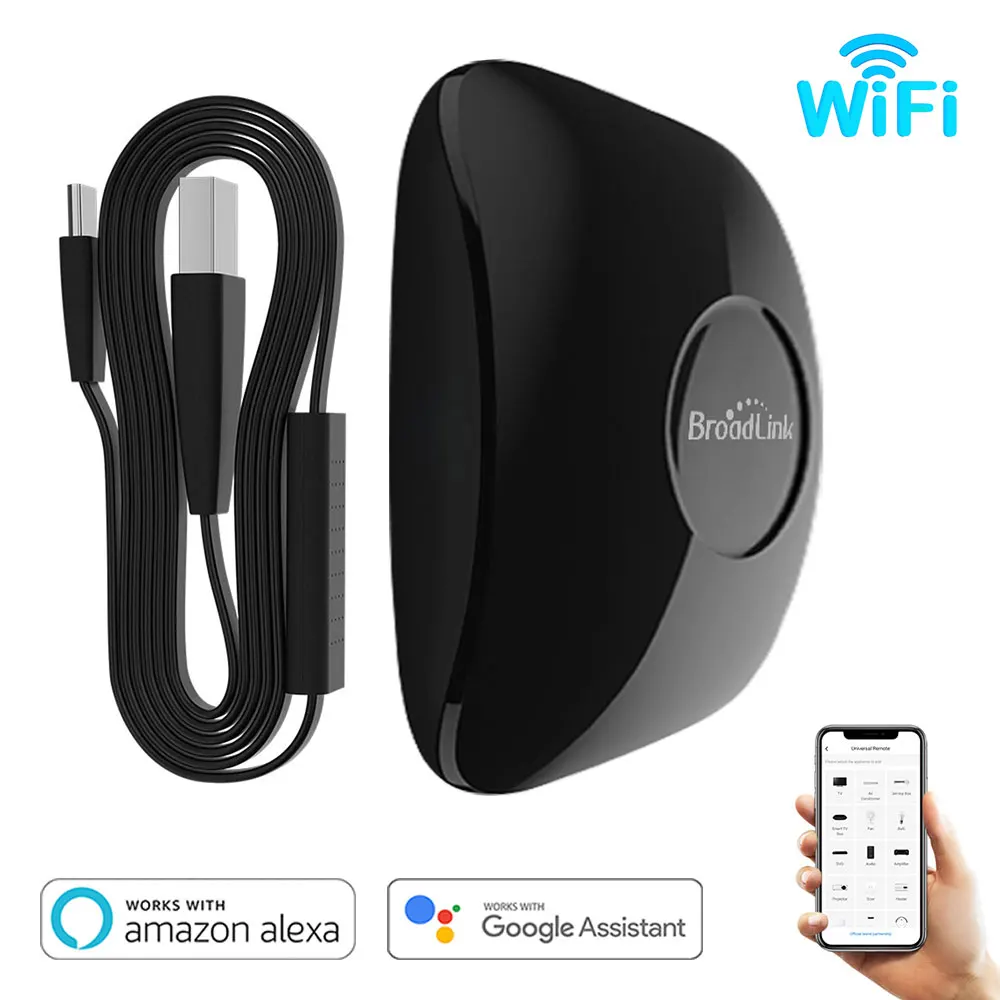 BroadLink RM4 Pro Universal IR Remote Control Controller RF Switch Wifi Smart Home Assistant Works Alexa Google Home Domotica