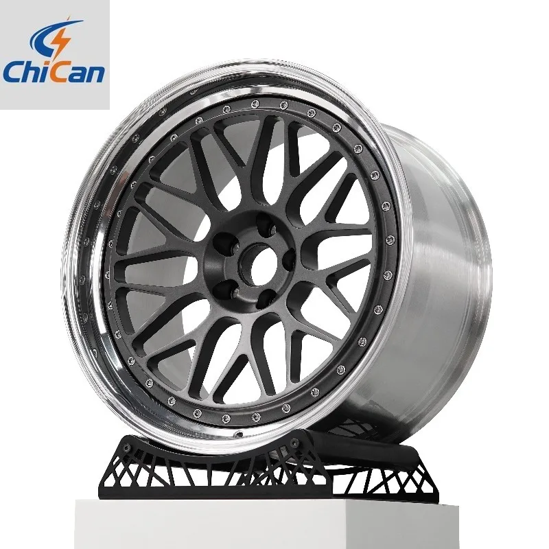 

【2026】Chican Custom Forged Polished Black LMR Rim 17-22 Inch 5x114.3 5x112 5x120 Deep Dish for BMW for Audi FF FIR