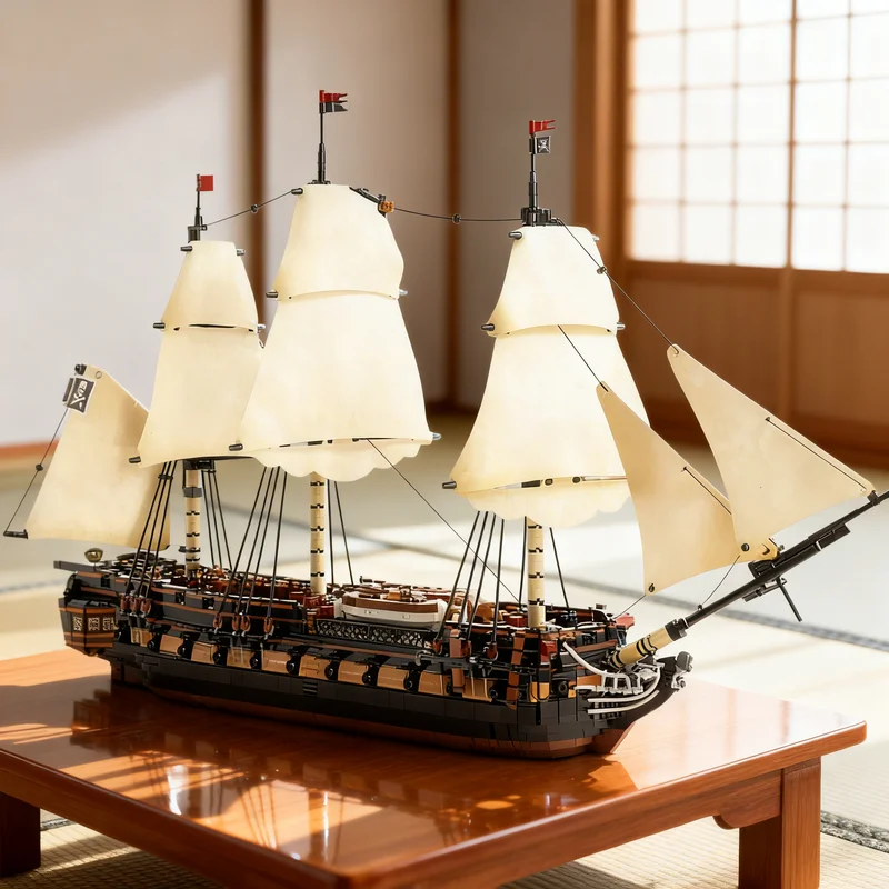 

5733pcs MOC Supernaut Heavy Frigate Pirates Model Building Blocks Creative Gift DIY Display Decor Adult Premium Kids Desk Home