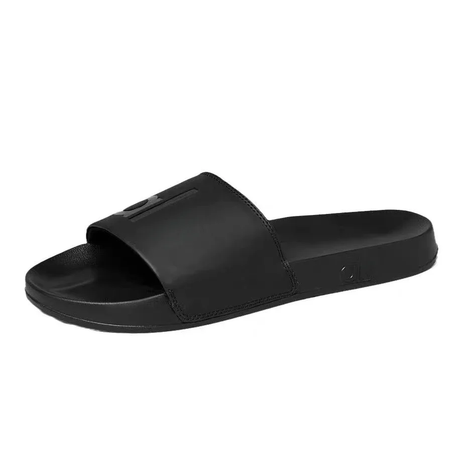 

AL NEW Black Unisex It Slide Floor Non slip Slippers Outdoor Indoor Fashion Leisure Comfortable Beach Sandals Soft Cushion Strap