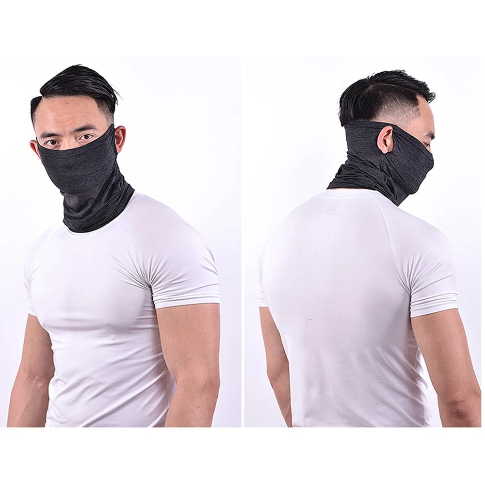 Cycling Ice Silk Mask Sun Protection Cool Breathable Headband Suitable for Cycling Fishing Men and