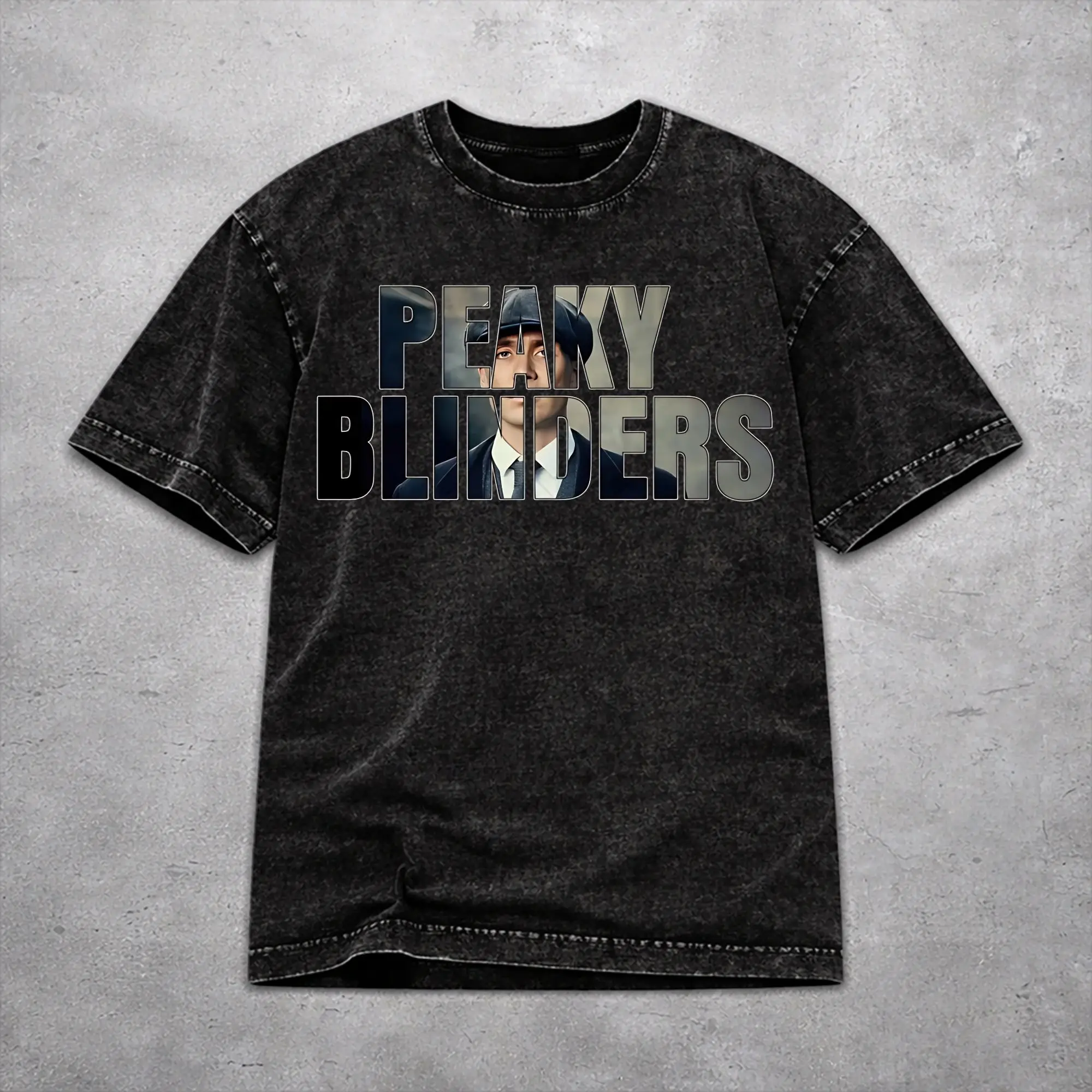 Men Women Wased T-shirts Tommy Shelby Peakys Blinders Printed Shirt Outfit Oversize  Tees Tops