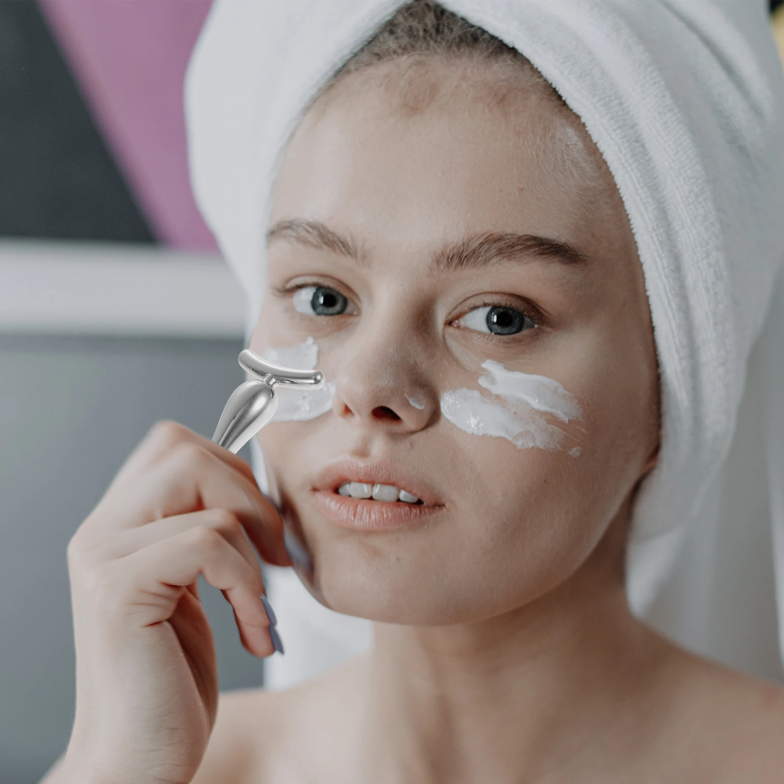 

2Pcs Eye Cream Massage Spoons Zinc Alloy Small Portable Eye Massagers Face Beauty Tools Comfortable Safe Use Beauty Sticks