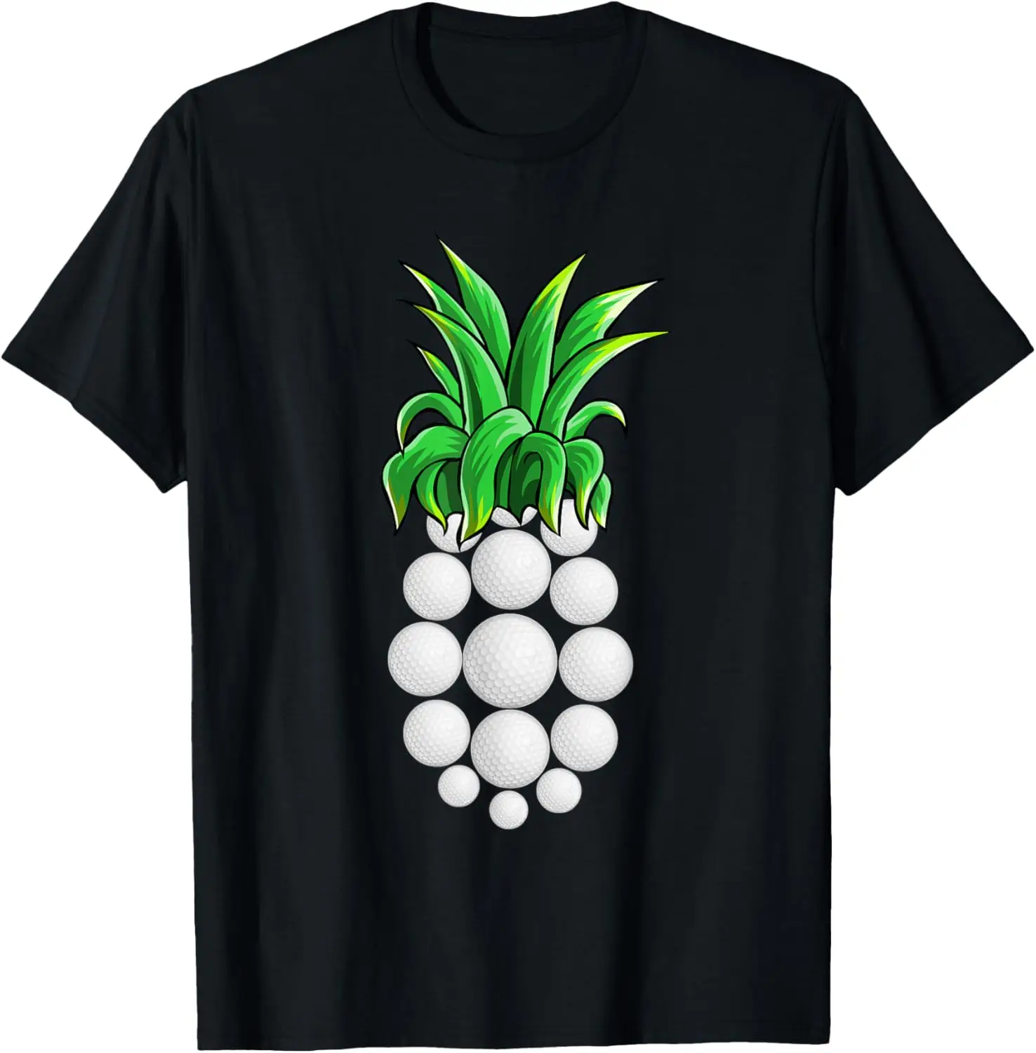 

Pineapple Golf T Shirt Hawaiian Aloha Beach Gift Hawaii T-Shirt