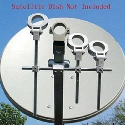 KU Band Lnb Holder Used for Reception of 3 Different Satellite TV Positions High Quality LNBF Bracket Made in China