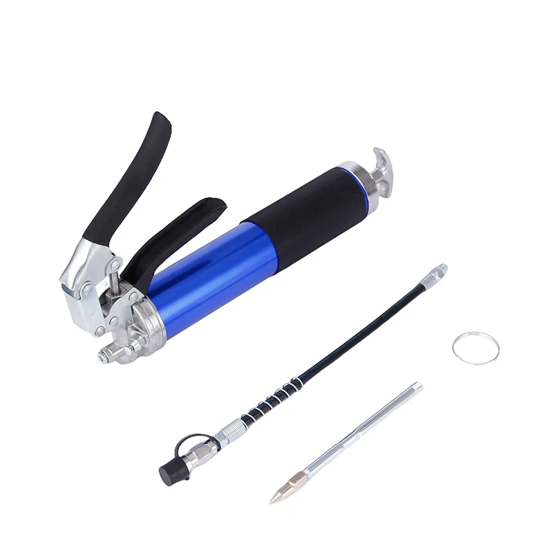 Manual Pistol Grip Grease Gun Set High-pressure Pumping Grease Gun Flexible Greasing Injection Heavy Duty Maintenance Tools