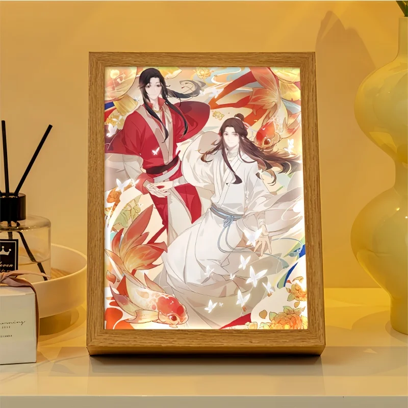 

China Anime Tian Guan Ci Fu Character Xie Lian Huacheng Decorative Painting Night Light