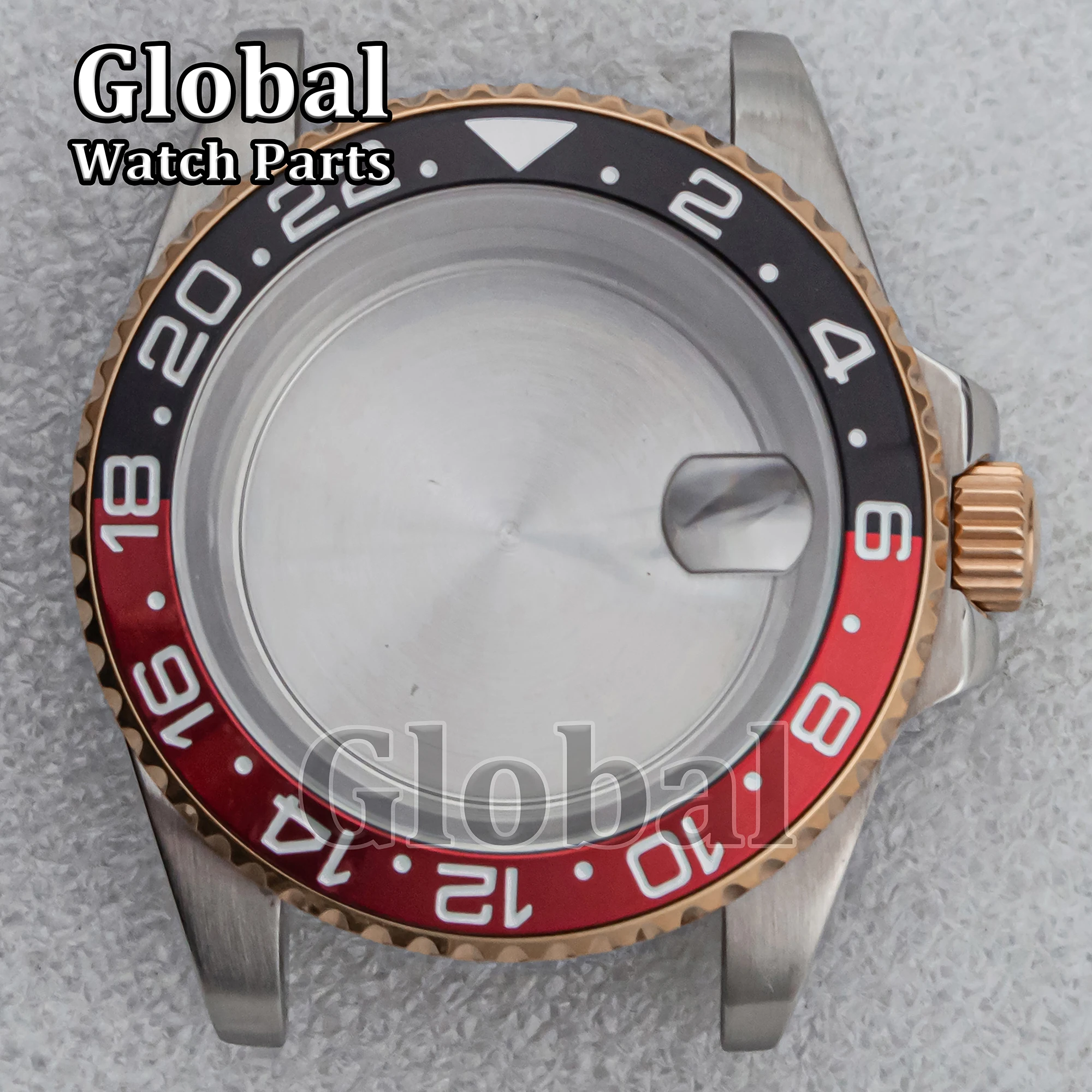 Men's Watch Diving Case 50M Waterproof Stainless Steel Case Sapphire Glass Repair Watch Parts Fit NH35 NH36 Automatic Movement