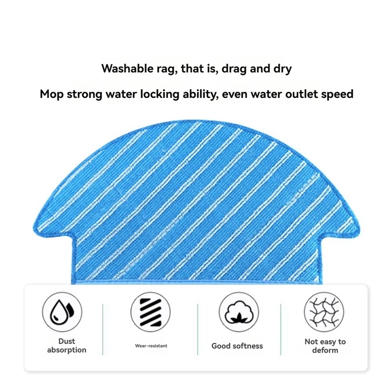 A44F-7 Buah Suku Cadang Pengganti untuk Vakum Robot Ecovacs DN55/33/36/56/520