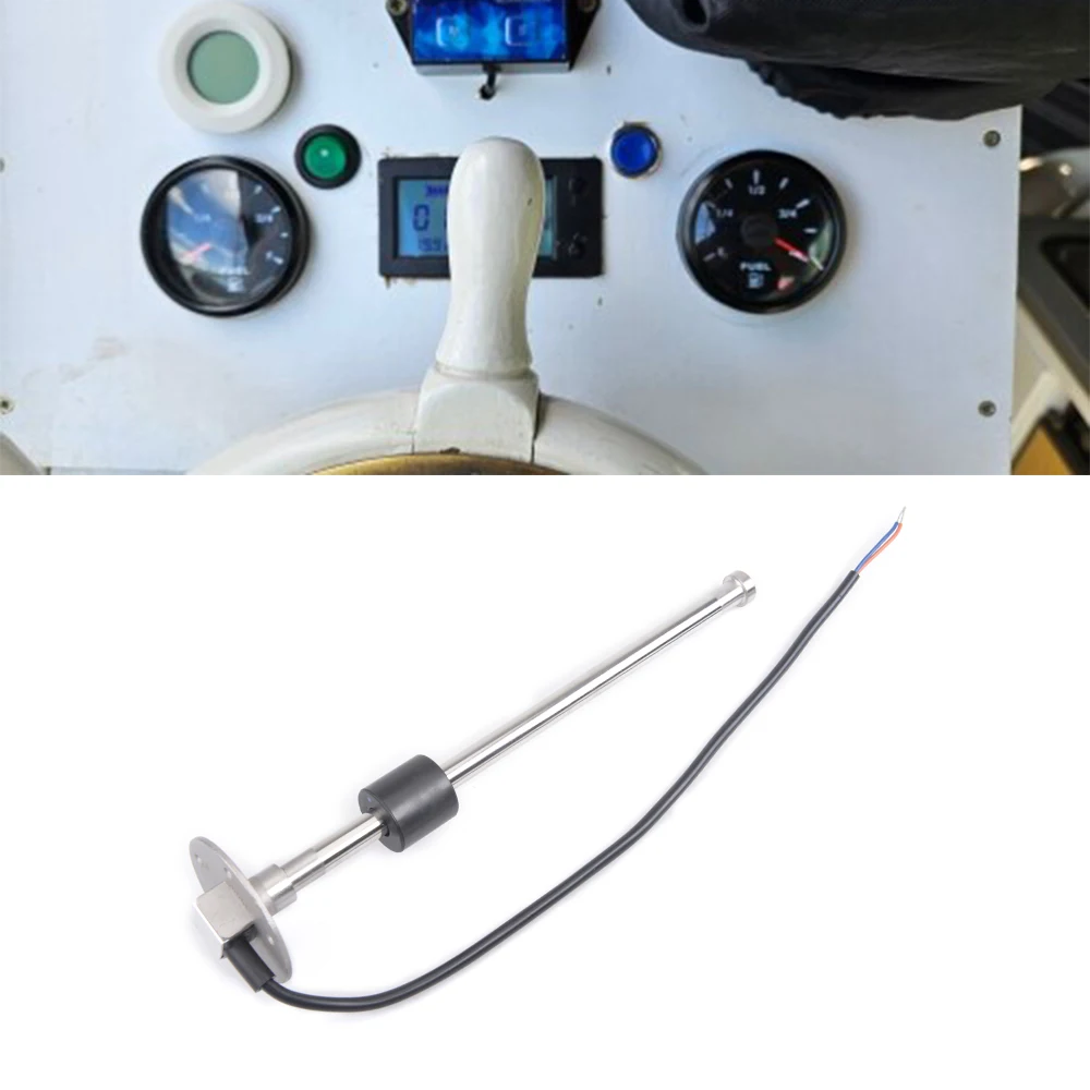 

Water Fuel Level Gauge Sensor 0~190 ohm Marine Boat Yacht Car Oil Liquid Tank Fuel Sender Unit Sensors 12V/24V 100mm ~ 400mm