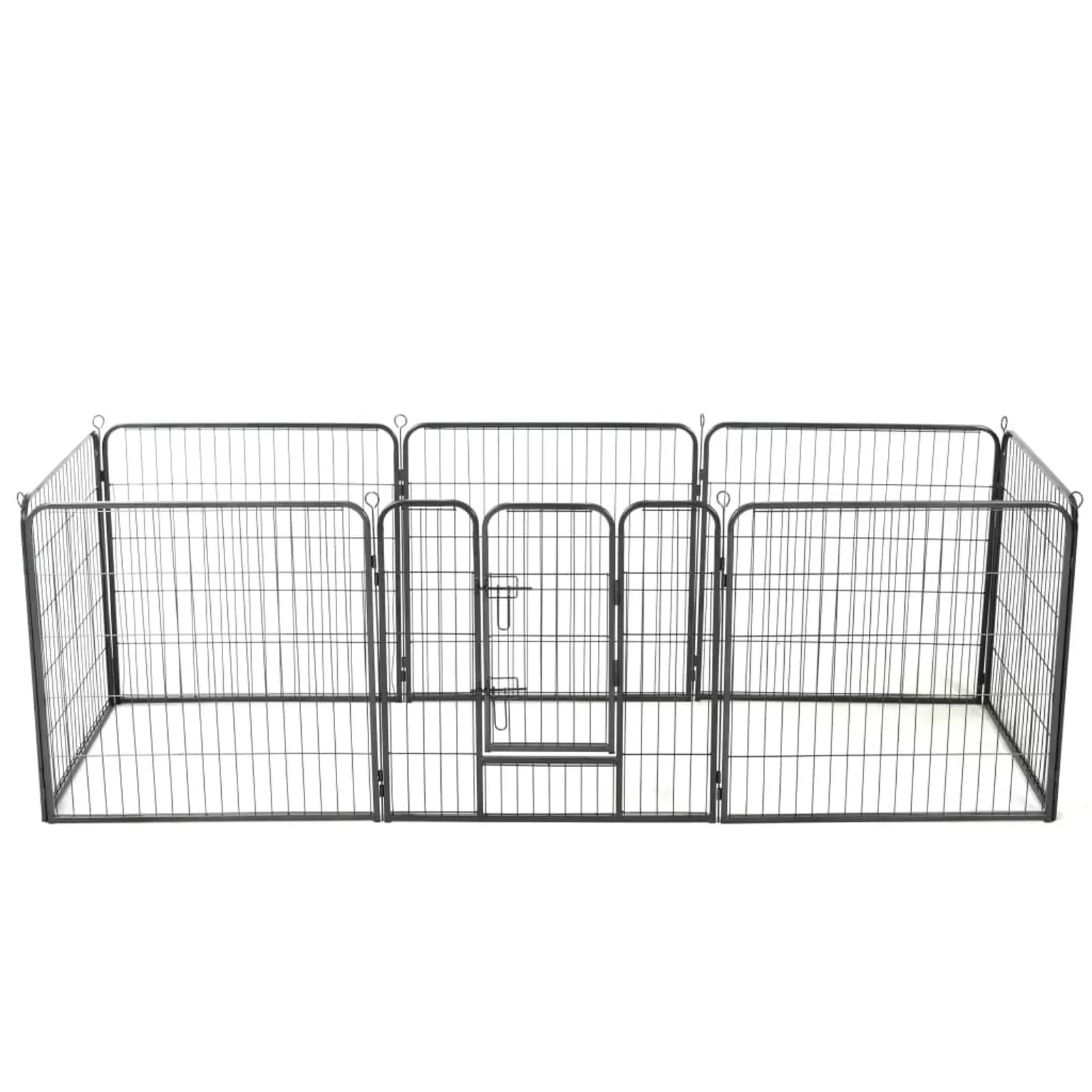 Metal Dog Sports Game Fence Indoor/Outdoor 8 Panel 80X80/60X60cm