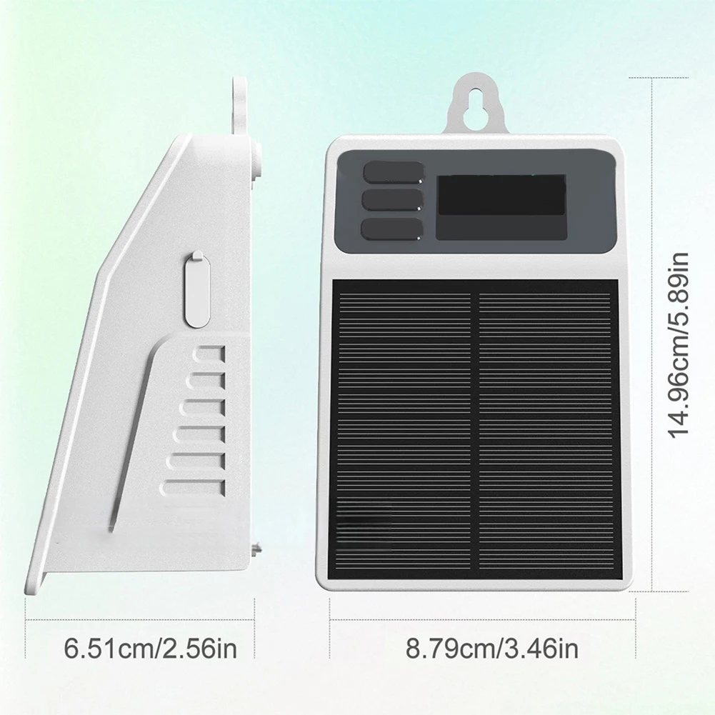 Smart Solar Powered Auto Watering System Timer Irrigation For 15 Pots Indoor Outdoor Garden Plant Care With USB Charging