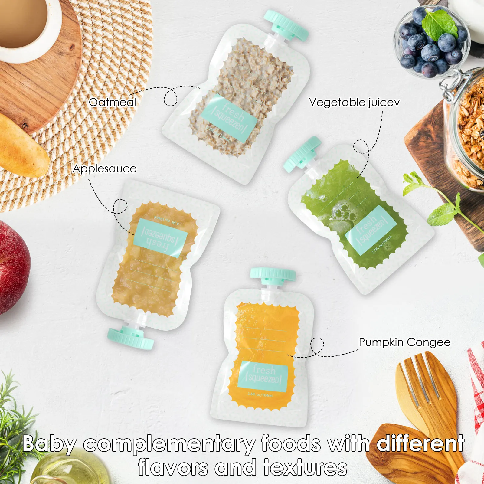 Squeeze Station for Baby Reusa - Baby Food Pouches 1 Year Old ulasan dan harga