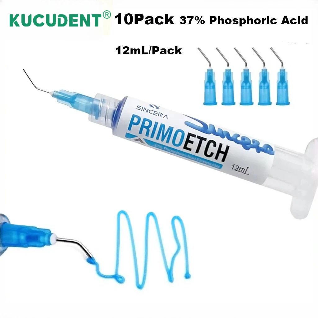 1 Pack Dentistry Etching Gel 37% Phosphoric Dental Acid Etching Gel Etchant Agent Adhesive Light Cure Bond Teeth Diamond Glue