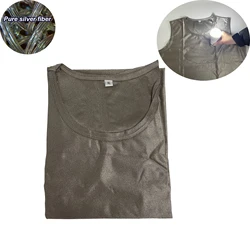 Conductive Silver Fiber Stretchy Underwear EMF/EMI/RF Blocking Faraday Fabric Briefs Antibacteria Soft