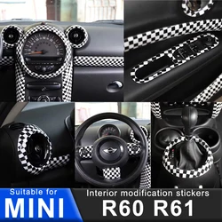 For MINI Cooper S JCW R60 R61 Countryman Accessories Car Styling Interior Modification Decoration Protection Sticker