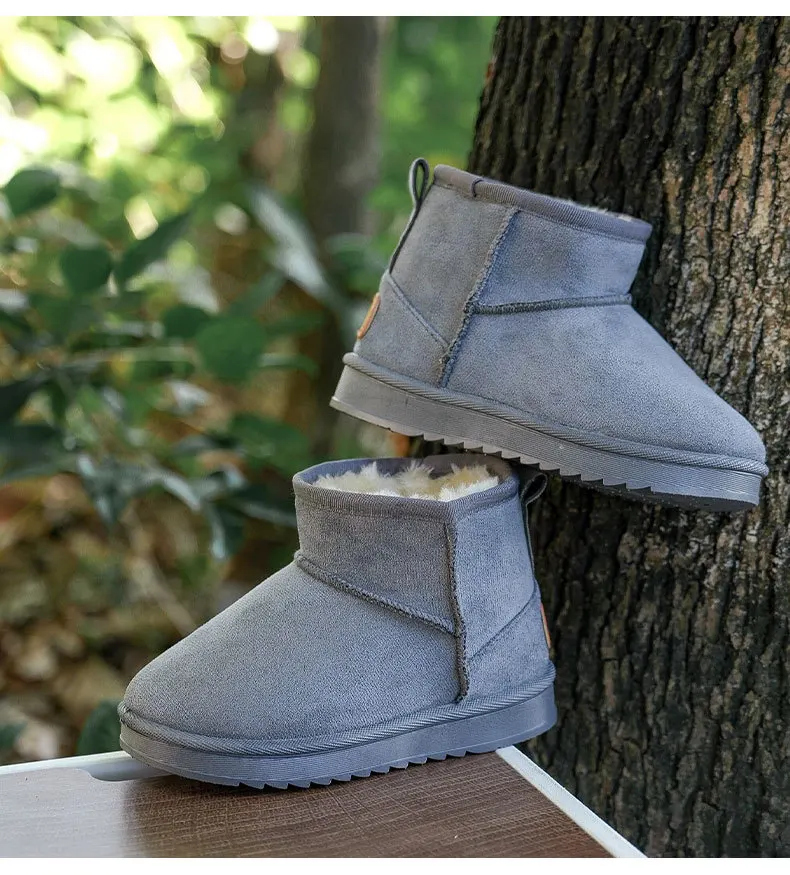 2026 Neue Kinder-Winterstiefel aus Rindsleder, warme Stiefel für Jungen und Mädchen, hochwertige Lederstiefel – Detail 10