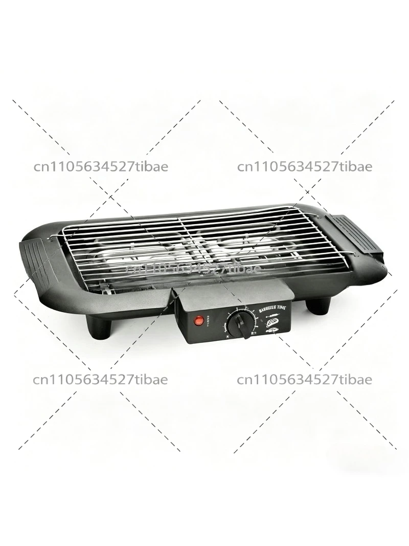 2000W Household BBQ304 Stainless Steel Electric Grill Stove Electric Double Tube Grill