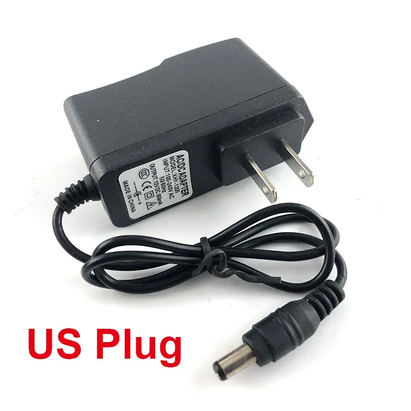 12V 0.5A 500mA Power Supply Charger 100V-240V Converter AC to DC Adaptor Power Adapter 12 Volt For CCTV Camera