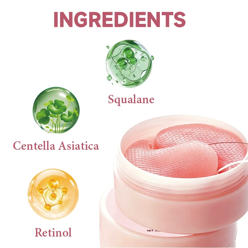 FDUAY Biotin Collagen Dual-Effect Eye Patches 30 Pairs Easy to Fit Busy Daily Routine Skin Care Beauty Treatments