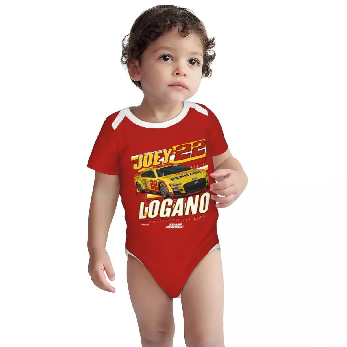 

Joey Logano 22 Baby Bodysuit Unisex Shirt Cotton Newborn Onesie Boy Girl Undershirt Outfit Baby Romper