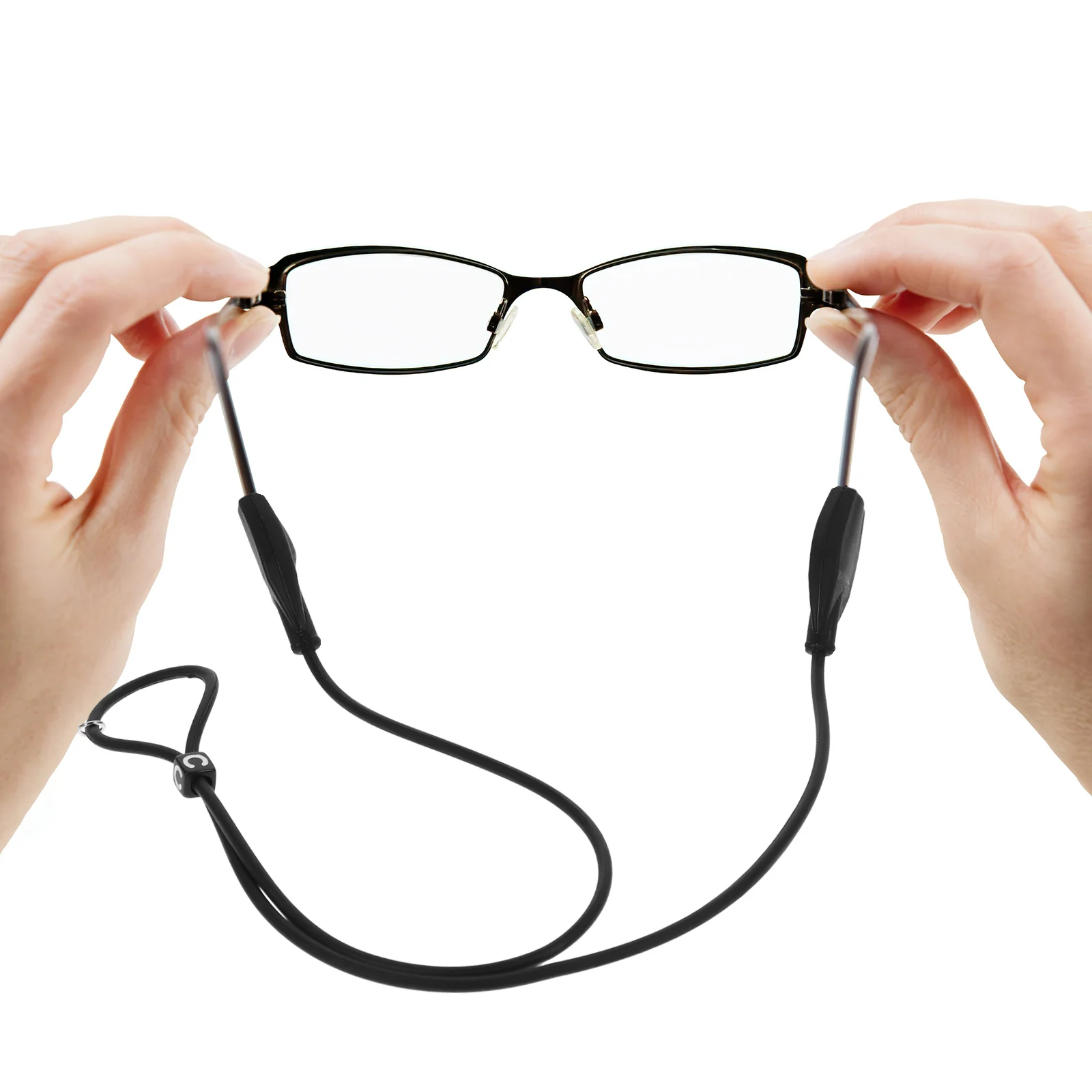 

6pcs Eyeglass Cord For Sunglasses Anti-Skid Floating Strap Adjustable Silicone Retainer Non-Slip Glasses Accessory Portable