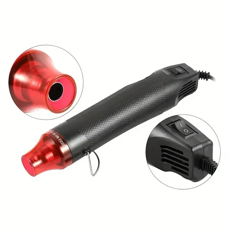 Mini Heat Gun for Epoxy Resin 300W Portable Soldering Temperature Blower Gun DIY Crafts Electric Power Hot Dryer Shrink Heat Gun