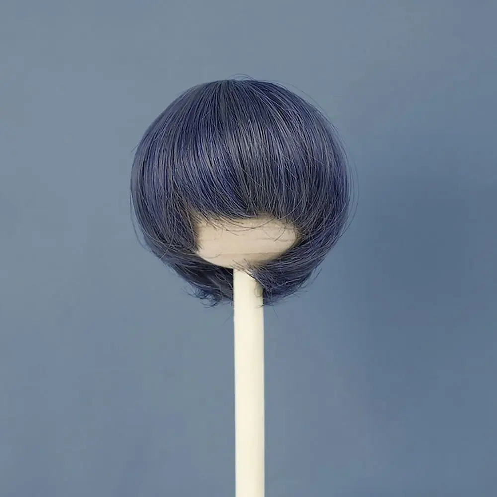 16.5-17.5CM Head Circumference Doll Wig Short Hair High Temperature Fiber Hair Wigs Straight Wave for 1/6 BJD/SD Dolls