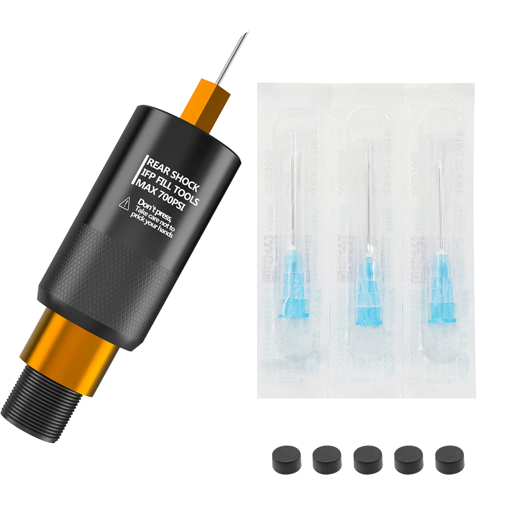 Ferramenta de preenchimento ifp para choque traseiro de bicicleta max 700psi com capa de borrachas de agulhas para foxrp2/rp23/float-x/ctd/float-dps para X-FUSION ccdb
