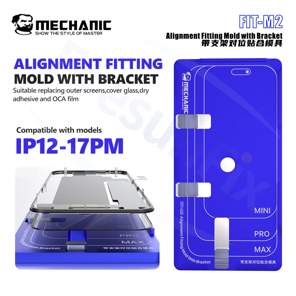 MECHANIC FIT-M2 Alignment Fitting Mold with Bracket Magnetic Slide Rail  for Phone Repair Fixing Alignment Bracket Fixture Tools