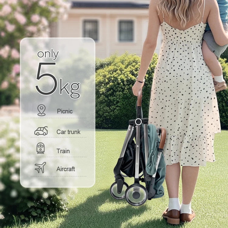 Hot Selling Auto-Folding Pram Travel Coches Para Bebes Foldable Baby Stroller Baby Car Seat and Stroller Set Baby Pushchair