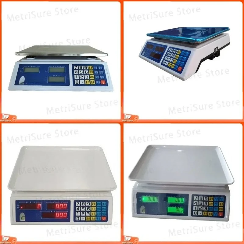 Commercial Portable Desktop Electronic Scale 30kg Capacity 5g Division Digital Weighing Scale for Kitchen Lab Jewelry Food