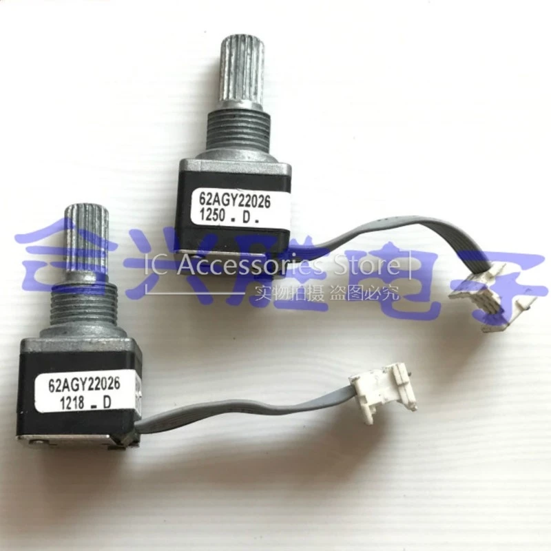 1PCS Photoelectric Encoder 62AGY22026 A6L Air Conditioner Rotary Adjustment Switch Button