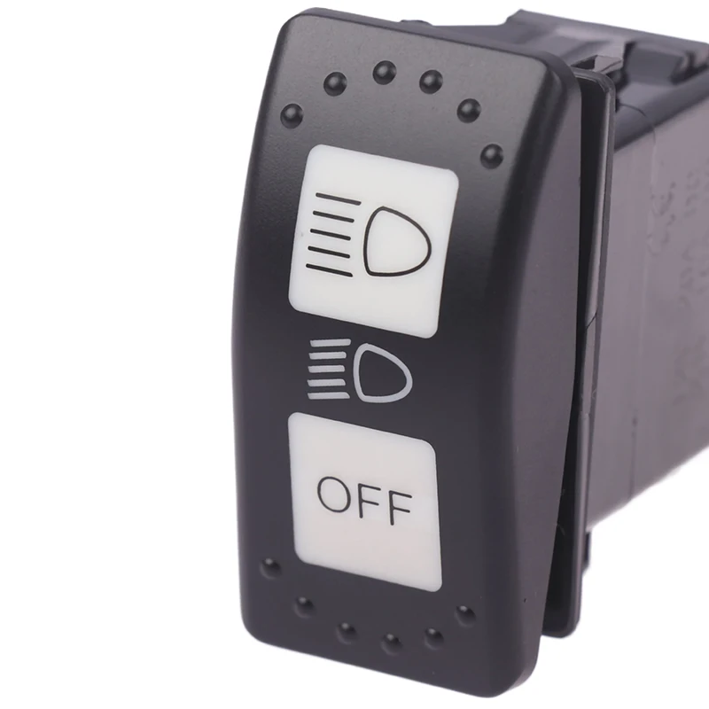 

Heavy-Duty ABS Plastic Headlight Switch For Can Am Defender HD10 Max, Maverick X3 Turbo Sport Trail 20 AMP, Part #710004492