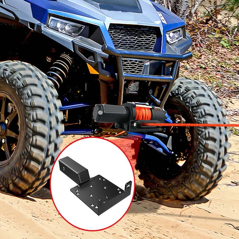 

Modified Winch Fixing Plate Winch Mounting Bracket Auto Parts ATV UTV Winch Rack