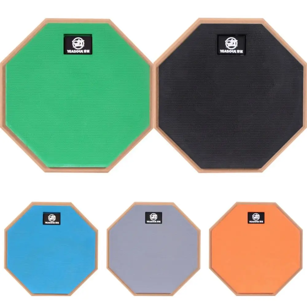 8 Inch Drum Pad Adjustable Stand Shock-Absorbent Training Drum Pad Silent Beginner Music Lover Drum Pad Dumb Drum Pad Beginners
