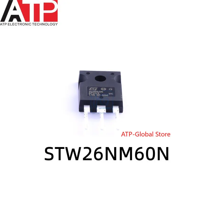 10PCS STW26NM60N 26NM60N TO247-3 600V 20A Original inventory of integrated chip ICs