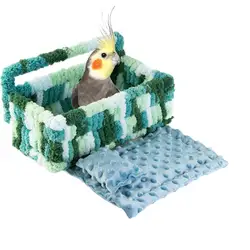 Bird Nest For Parrots Large Breathable Parrot Nest Comfortable Soft Parrot Nest Warm Nest Bed With Cushion & Pillow For Sleeping