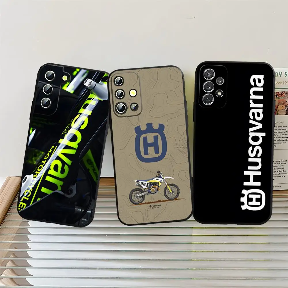 Image of H-HusqvarnaES Handyhülle für S25 Samsung S26 S24 Ultra S22 S23 S20 Fe S21 Plus A54 A34 A16 A53 Rückseiten-Cover
