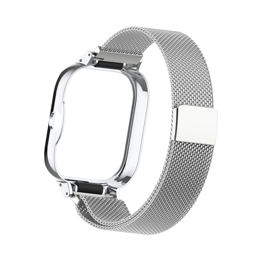 Bracelet à boucle milanaise pour Redmi Watch4, Bracelet magnétique en métal, en acier inoxydable, Bracelet de remplacement Redmi 5, une pièce