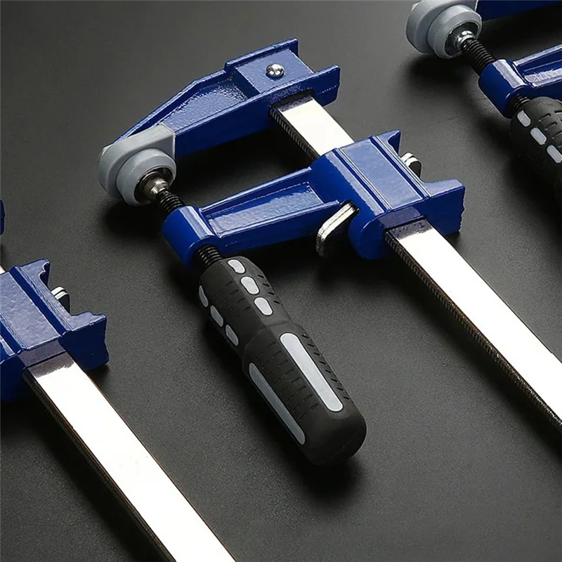 

Быстрый зажим ABFS, 1 шт., фиксирующий зажим F-типа, зажим для позиционирования дерева, 18 дюймов, регулируемый тяжелый столярный зажим, фиксированный камень